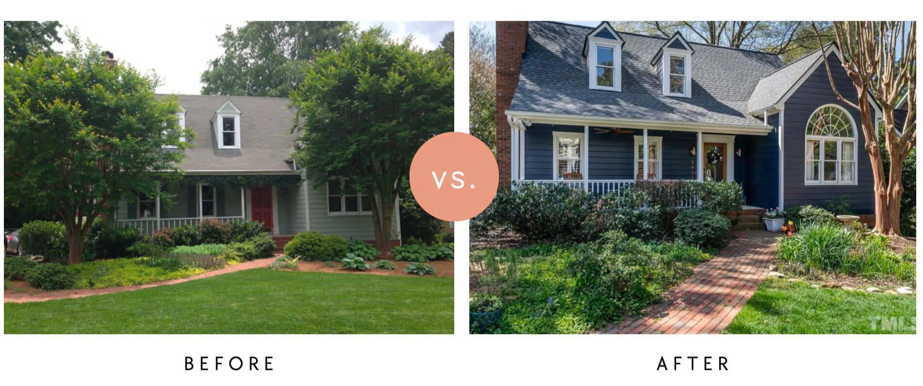 Classic navy, white trim, and brass accents turned this Cape into a standout. Simple, timeless updates with a big impact. Classic navy, white trim, and brass accents turned this Cape into a standout. Simple, timeless updates with a big impact.